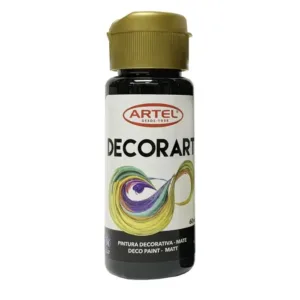 PINTURA DECORART ARTEL 60ml. Nº21 NEGRO - Imagen 1