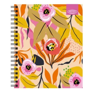 CUADERNO ARTEL UNIVERSITARIO FLORAL 100hj 7mm - Imagen 3