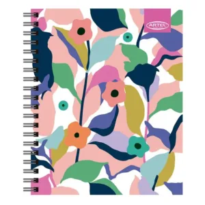 CUADERNO ARTEL UNIVERSITARIO FLORAL 100hj 7mm - Imagen 4