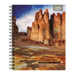 CUADERNO ARTEL UNIVERSITARIO PAISAJES DE CHILE 100hj 7mm - Imagen 3