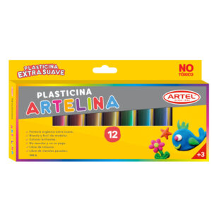 PLASTICINA ARTEL ARTELINA 12 COLORES - Imagen 1
