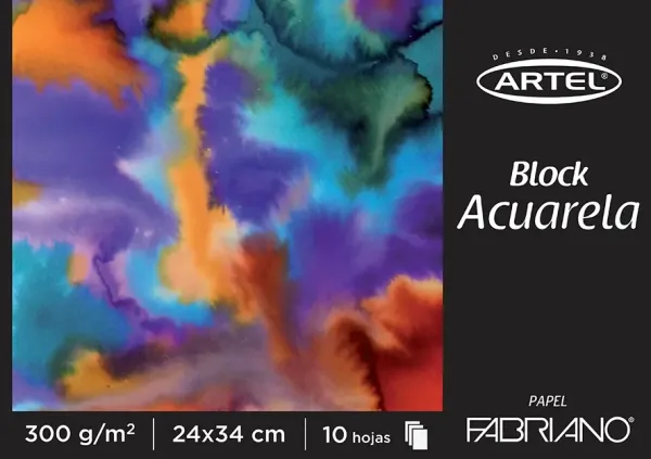 BlockFabrianoAcuarela10hj.300gr.24xx34cm