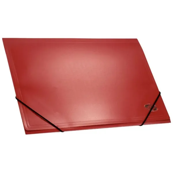 CarpetaAdixPlasticaConElasticoRoja