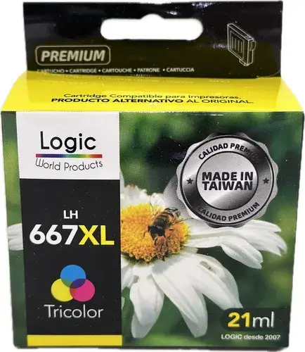 CartridgeLogicHP-667xlColor21mlTaiwan
