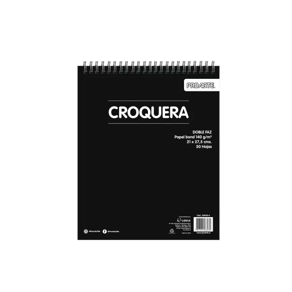 CroqueraProArteCartaDobleFaz140gr.50hj