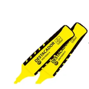 DESTACADOR JMI BISELADO AMARILLO - Imagen 1