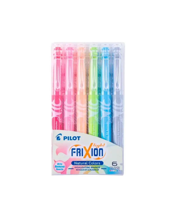 DestacadorPilotFrixionLightNaturalSet6UN