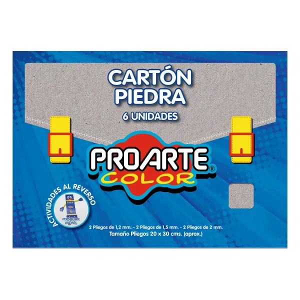 EstucheCartonPiedraProArte6pl.20x30cm