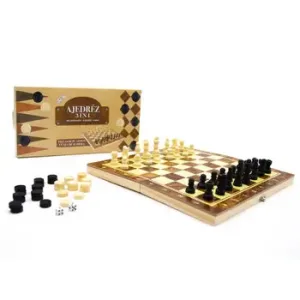 JUEGO DE AJEDREZ JMA 3-1 25X25CM. - Imagen 1