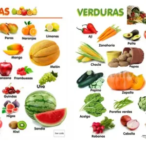 LAMINA FRUTAS/VERDURAS 50*70 D/FAZ - JMA - Imagen 1