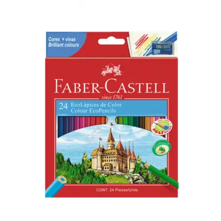 LapizColorFaber24Largo+1Sacapunta