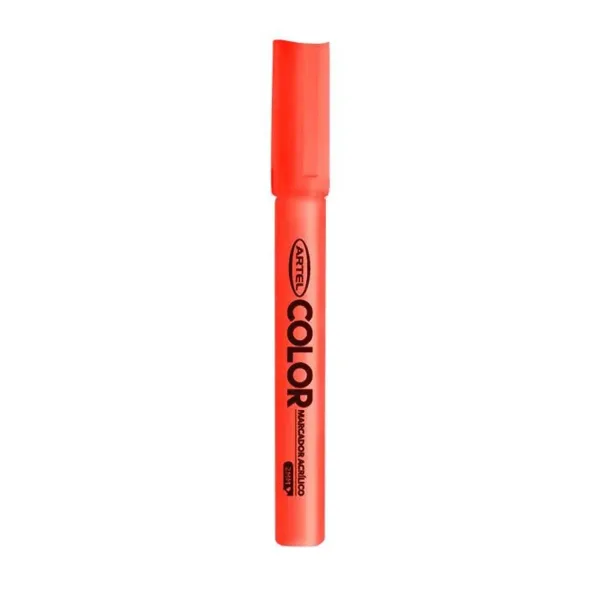 MarcadorAcrilicoArtel1mmRojoFluor