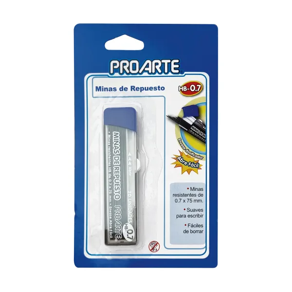 MinasProArte0.7mmHB_DispensadorBlister