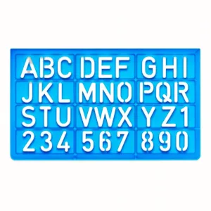 NORMOGRAFO JMI LETRAS Y NUMEROS 35x22 - Imagen 1