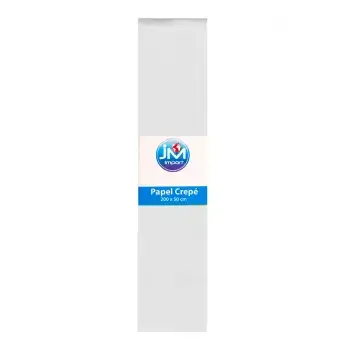 PapelCrepeJMA50x200cmBlanco