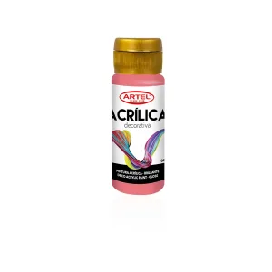 PINTURA ACRILICA DECORATIVA ARTEL 60ML.ROSADO - Imagen 1