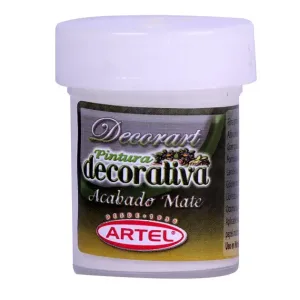 PINTURA DECORART ARTEL Nº11 28ML.BLANCO - Imagen 1
