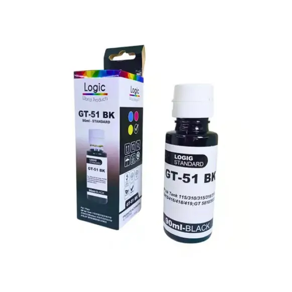 TintaLogicHP70ml.GT52Negro
