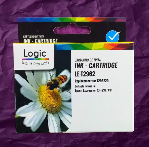 CartridgeLogicEpsonLET2962Cyan