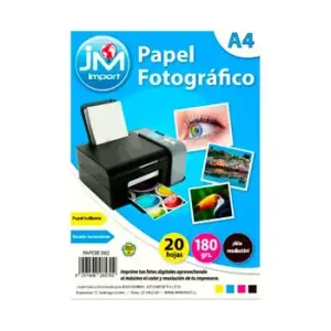 PAPEL FOTO JMI ADHESIVO 135gr.20hj - Imagen 1