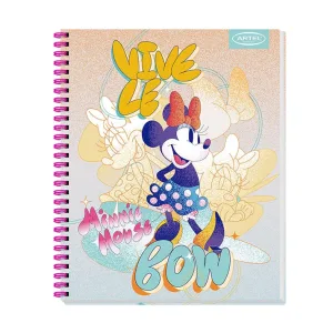 CUADERNO UNIVERSITARIO MINNIE BOW 100hj ARTEL - Imagen 4