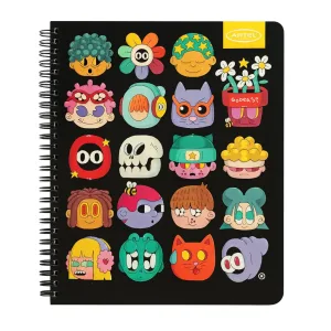 CUADERNO UNIVERSITARIO ILUSTRADORES CHILENOS 100hj 7mm ARTEL - Imagen 3