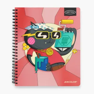 CUADERNO UNIVERSITARIO ILUSTRADORES CHILENOS 100hj 7mm ARTEL - Imagen 4