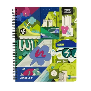 CUADERNO UNIVERSITARIO ILUSTRADORES CHILENOS 100hj 7mm ARTEL - Imagen 6