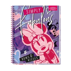 CUADERNO UNIVERSITARIO MINNIE COLLAGE 100hj ARTEL - Imagen 4