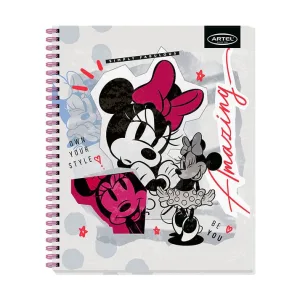 CUADERNO UNIVERSITARIO MINNIE COLLAGE 100hj ARTEL - Imagen 3