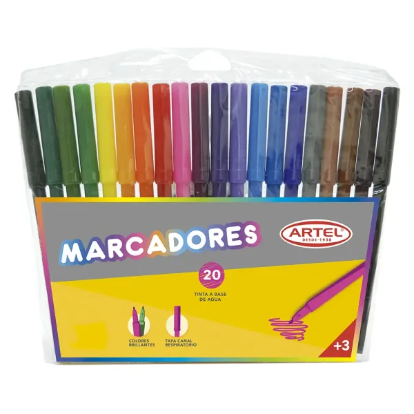 estuche20MarcadoresArtel